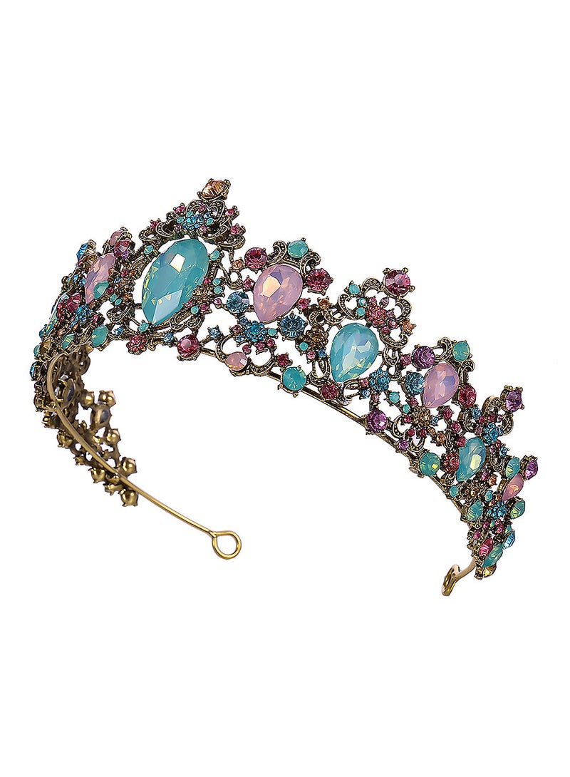 MissTiara تيجان الأميرة الأنيقة بلون كريستالي عتيق - Image 4