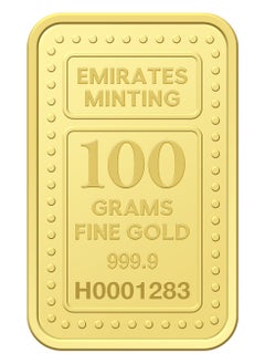 EMIRATES MINTING Emirates Minting 100 Grams 999.9 Purity Gold Bar  - Image 3