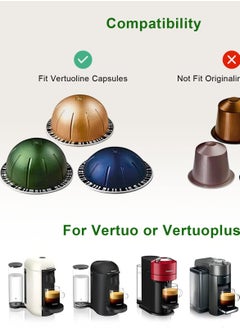 Generic （PODS NOT INCLUDED ）60MM  Aluminum Foils Lids Seals to Reuse Nespresso Capsules Coffee Pods, Compatible with Nespresso Vertuoline Vertuo, 100Pcs Reuse Coffee Pods Cover Seals  - Image 4