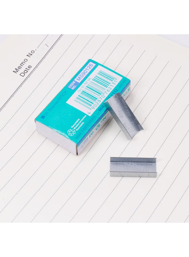 ماكس Max Meikesi Easy-to Staples Hd-10 Series, No.10-1m, 1000 قطعة/صندوق، مستلزمات القرطاسية المكتبية للتجليد التجاري والمالي - Image 5