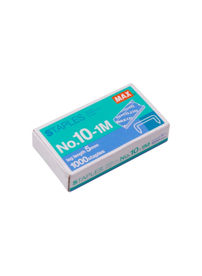 ماكس Max Meikesi Easy-to Staples Hd-10 Series, No.10-1m, 1000 قطعة/صندوق، مستلزمات القرطاسية المكتبية للتجليد التجاري والمالي - Image 3