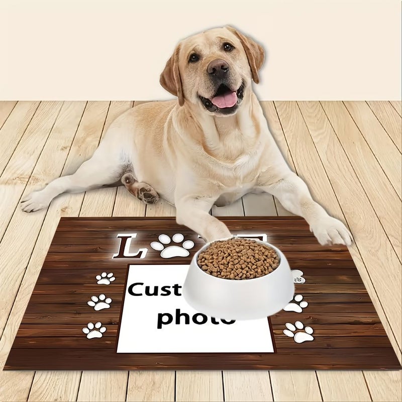 Custom Pet Photo Doormat 100x150cm Non Slip Wood Grain Machine Washable - Image 2