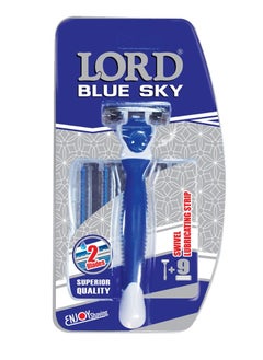 Lord Lord Men Shaving System Razor(1 Razor + 9 Refills )Twin Blade 
