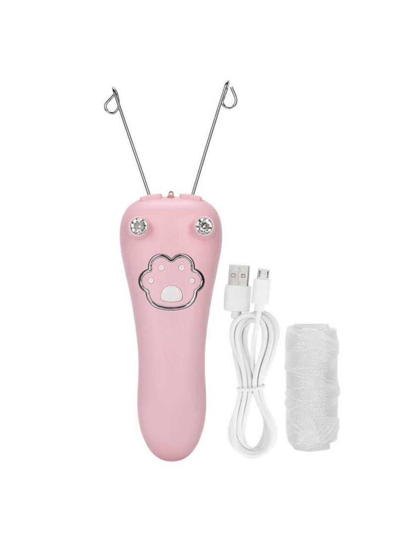 KOWVOWZ Electric Facial threading Hair Remover, Electric Cotton Thread Epilator, Automatic Threader Machine Epilator for Fine Hairs on Face Chin Upper Lip Arms - Image 1