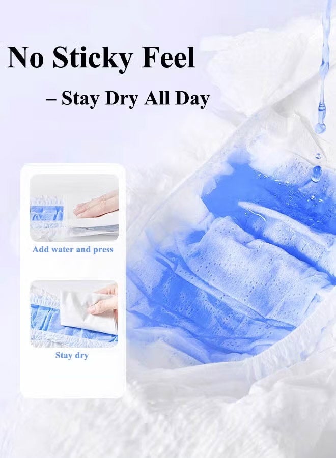 Berma Baby Disposable Period Panties for Women Leak Proof, Period Panty for heavy blood flow, Disposable Period Pants For Sanitary Protection, 360° Protection, Pull Ups,Super Guard Short Type XL-2PCS/Package - Image 5