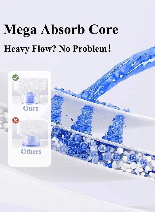 Berma Baby Disposable Period Panties for Women Leak Proof, Period Panty for heavy blood flow, Disposable Period Pants For Sanitary Protection, 360° Protection, Pull Ups,Super Guard Short Type XL-2PCS/Package - Image 4