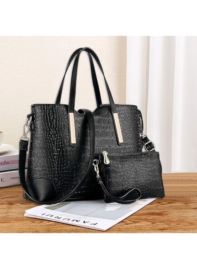 YNIQUE Satchel Purses and Handbags for Women Shoulder Tote Bags Wallets - Image 4
