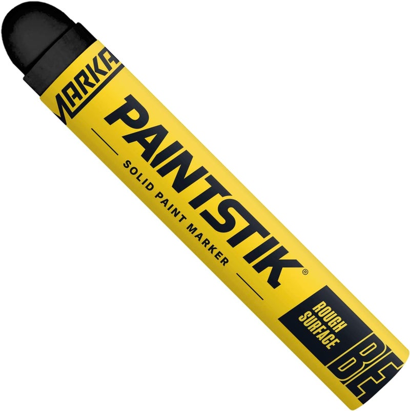 Markal 80623 B-E Paintstik Solid Paint Marker for Rough Surfaces, Black - Pack of 12 - Image 1