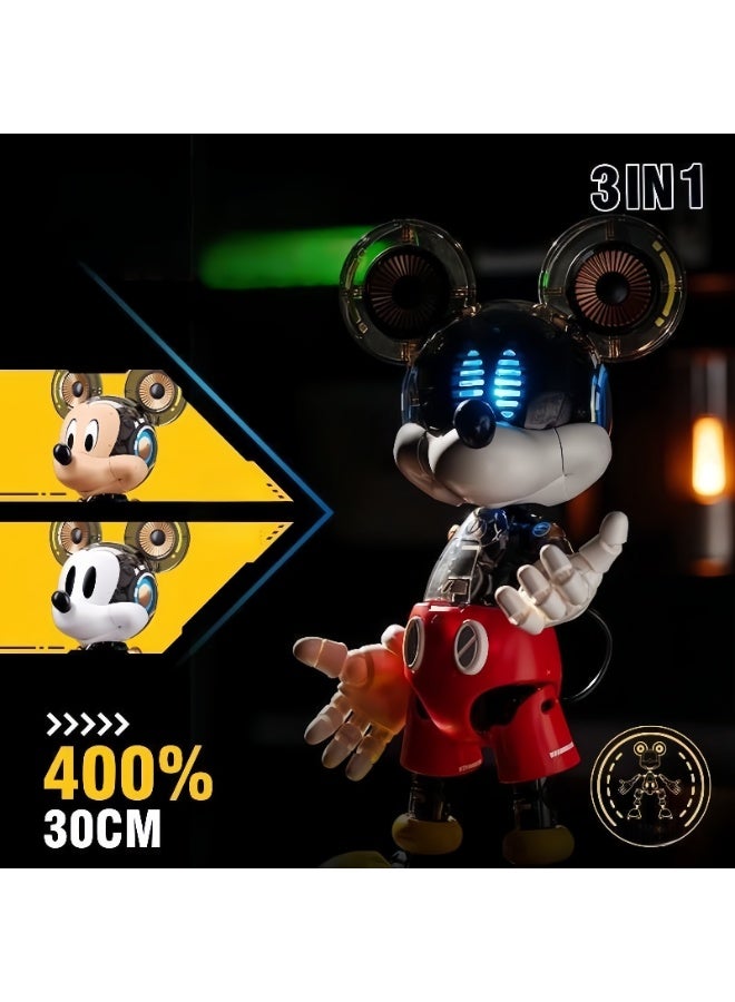 MICKEY MOUSE [Whole network best-selling] Building blocks genuine Cyber Mickey assembled model tide play building blocks ornaments Internet celebrity birthday holiday collection gift - Image 2