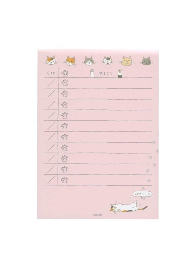 Designphil Midori TO DO List, Cat (91209-621) - Image 3