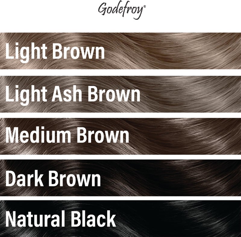 Godefroy Hair Color Tint Kit for 100% Gray Coverage, Medium Brown, 20 Applications, Long-Lasting Root Touch-Up for Men & Women, Pre-Measured Capsules, No Waste, DIY Salon-Quality Results at Home - Image 5