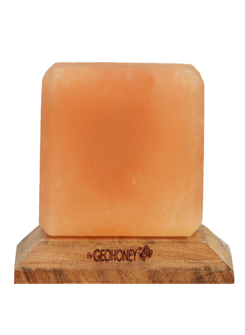 Geohoney - Himalayan Salt Lamp with USB Mini Square Shape - Image 2