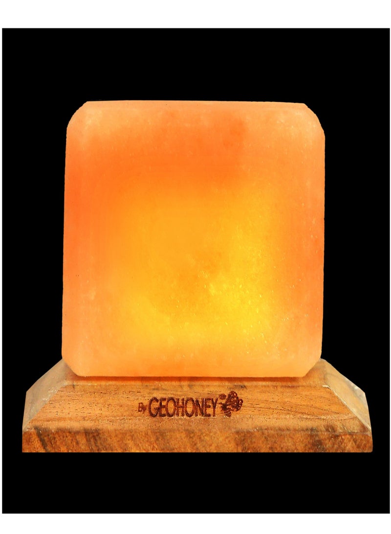 Geohoney - Himalayan Salt Lamp with USB Mini Square Shape - Image 4