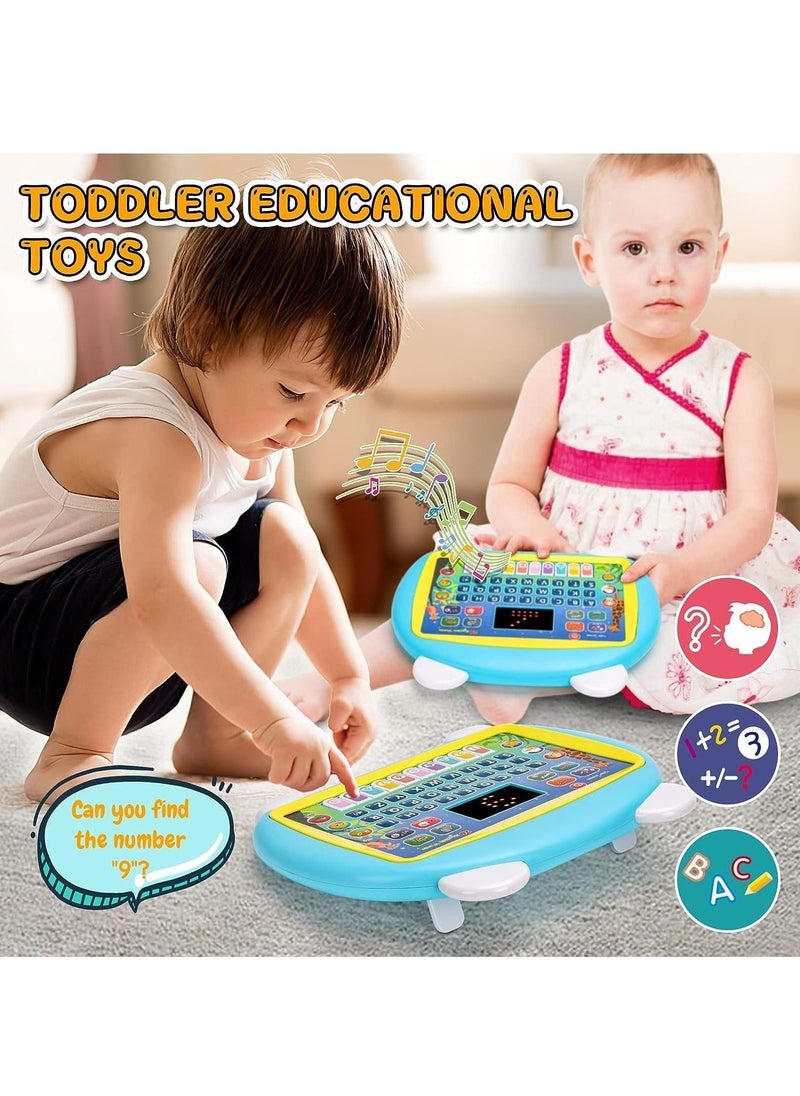 Generic - Kids Laptop Computer Toy, Kids Learning Computer English Learner Study Laptop for Early Educational, Fun Learning Machine, Learn Letter, Words, Games, Mathematics, Music, Logic, Memory Tool (Blue) - Image 1