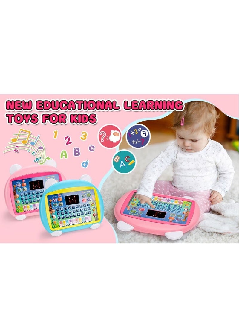Generic - Kids Laptop Computer Toy, Kids Learning Computer English Learner Study Laptop for Early Educational, Fun Learning Machine, Learn Letter, Words, Games, Mathematics, Music, Logic, Memory Tool (Blue) - Image 1