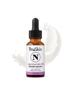 TruSkin TruSkin (B3) Niacinamide Serum for Face - Pore Minimizer, Soothe Blemishes, Redness, Calm Skin & Even Skin Tone - Hydrating Niacinamide + Hyaluronic Acid, Vitamin E, Aloe Vera & Avocado Oil - 1 fl oz  - Image 1