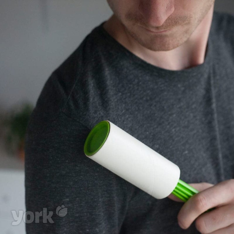 YORK Pepita lint Roller Remover for Clothes, Pet Reusable Sticky Easy-Tear Sheet Brush for Clothes, Furniture, Carpet, Dog Fur, Sweater, Dust & Dirt (1 Roll with 2 Refill - 360 Sheet Each Roll) - Image 5