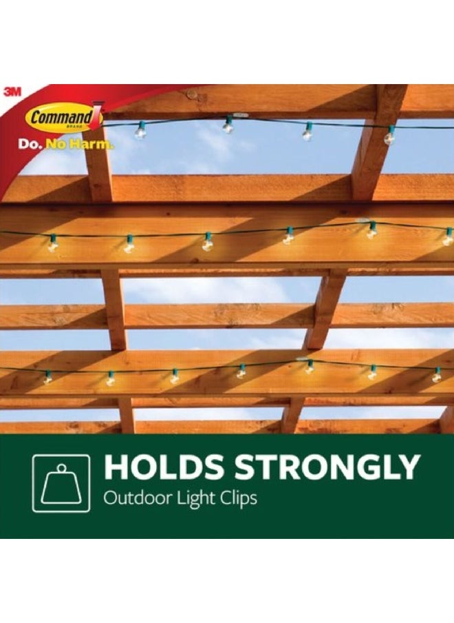 Command 16-Piece Plastic Effortless Hanging Outdoor Decor Light Clip Set Clear 18 g 5631908  - Image 4
