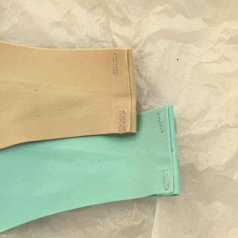 Seamless Ice Silk Underwear For Women, Low-Waisted Thin Breathable Cotton Crotch Women'S Triangle Thong Sale - Image 5