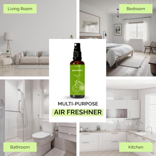 Aromafume Bergamot Room, Linen & Pillow Spray by Aromafume | 100ml/3.38 fl oz | with Pure Bergamot Essential Oil | Aromatherapy Spray for Relaxation, Sleep & Stress Relief | Mist for Bedding, Fabric - Image 3