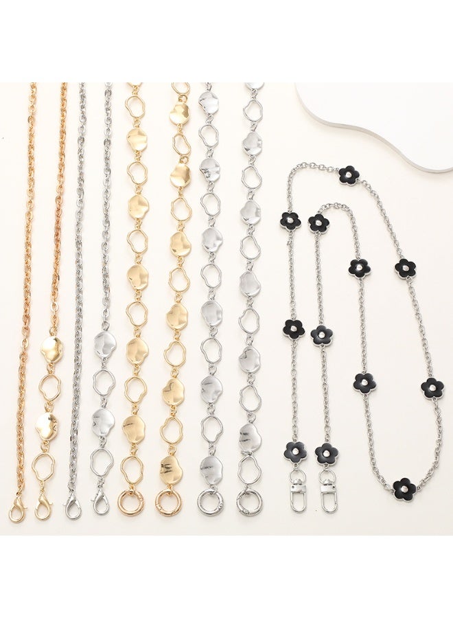 NIBEMINENT Phone Charm/ Chain Strap for Women Girls, Heterogeneous Chain Slant Crossing Cell Phone Case Lanyard Wrist Strap - Image 2