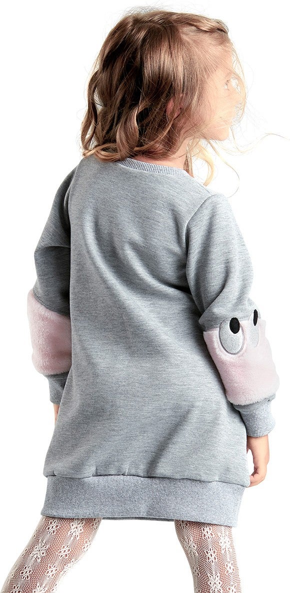 Mshb&G Girls Plush Sleeves Girls Dress  - Image 3