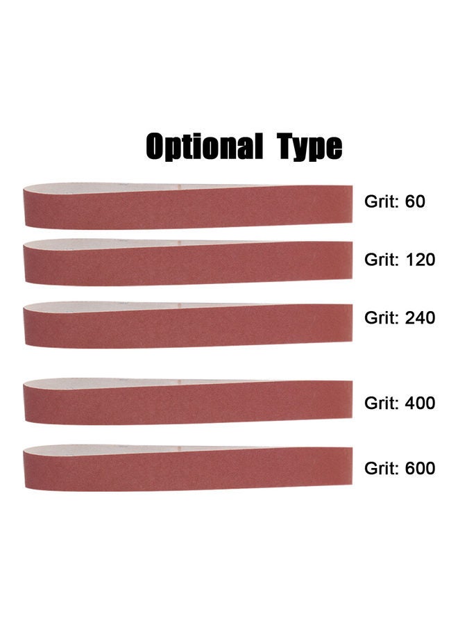 NIBEMINENT 10-Piece Sanding Belt Set Red  - Image 4