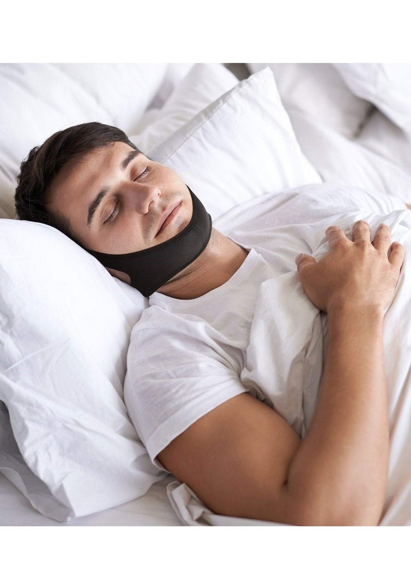 SYOSI - Anti Snoring Chin Strap, Stop Snoring, The Most Effective Snoring Solution, Snoring Reduction Relief Stopper, Sleep Aid Devices Adjustable Comfortable Bands For Men And Women - Image 1