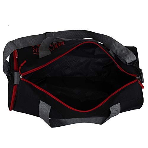 Sfane Polyester Red & Black Duffle/Gym Bag/Shoulder Bag for Men & Women with Separate Shoe Compartment (Red) 45 * 23 * 23 - Image 4