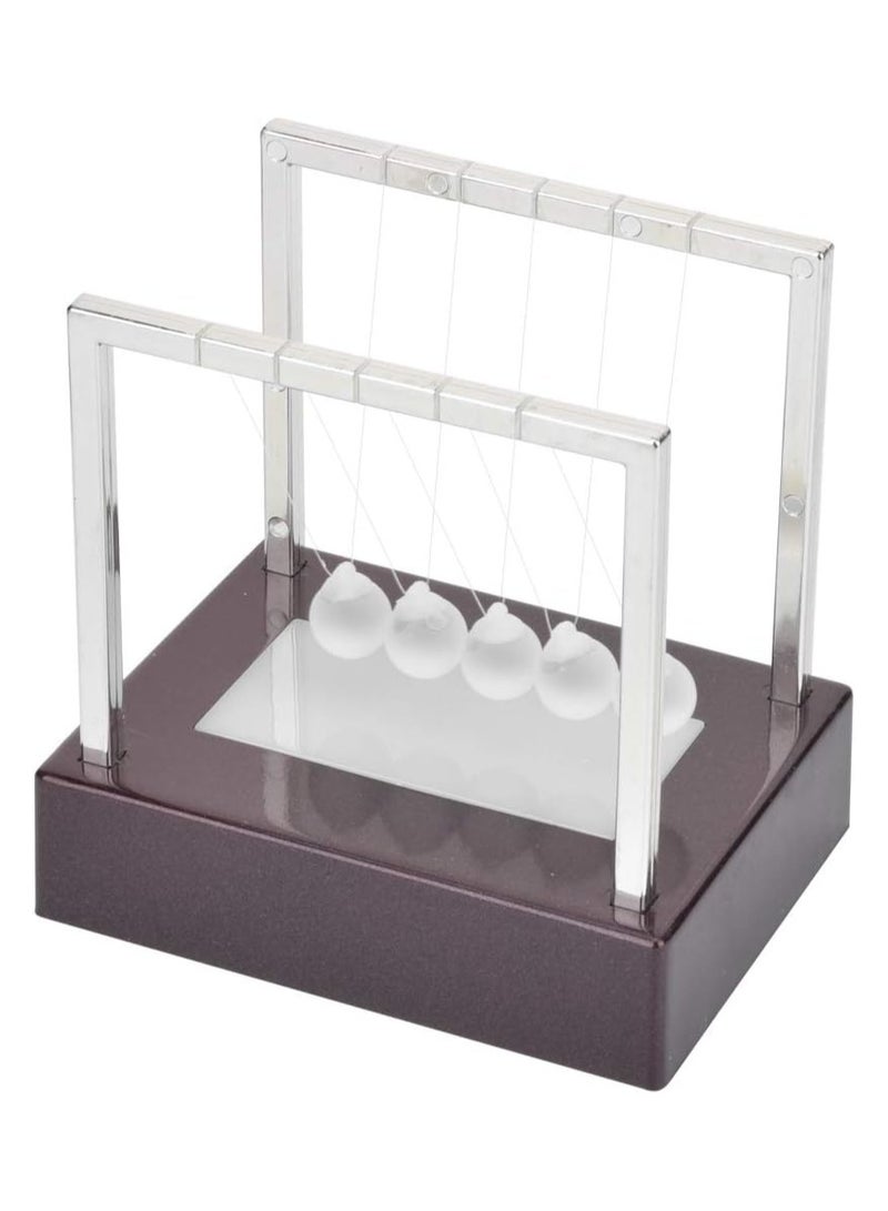 KASTWAVE Classic Newton Swing Ball, Led Light Up Newtons Cradle Balance Ball, Kinetic Energy Multi Color Home Office Toy, Home Decoration Art Work, for Birthday Gift, Science Physics Desk Toys & Accessories - Image 4