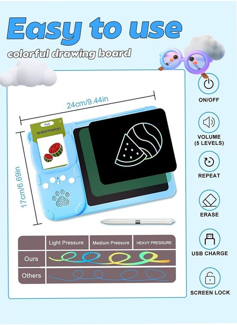 Generic Talking Audio Flashcards Toy Bilingual English Arabic Learning 112 Pieces Cards 224 Flashcards Words with Writing Pad Early Educational Toys for your Babies Kids and Toddlers Preschool Learning for Boys and Girls Ideal for Holidays and Birthday Gift  - Image 4