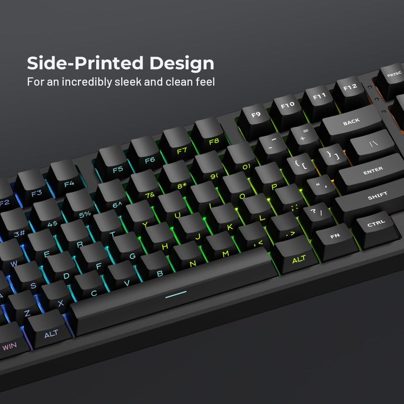 SDYZ أغطية مفاتيح XVX PBT - أغطية مفاتيح مطبوعة من الجانبين 60 65 75 100 بالمئة، أغطية مفاتيح مخصصة مزدوجة الطباعة، مجموعة 136 مفتاح باللون الأسود، ملف OEM، تصميم بسيط فانتوم لكيبورد مفاتيح Cherry Gateron MX - Image 2
