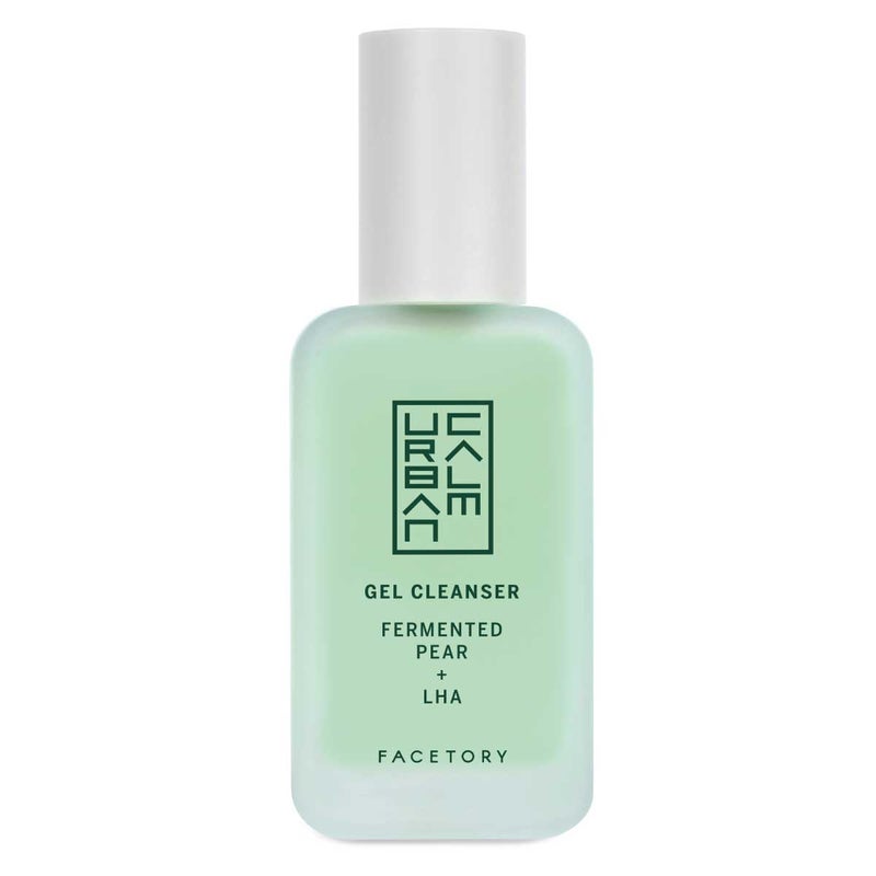 FACETORY Urban Calm Hydrating Face Wash for Women, Gentle Gel Facial Cleanser with Fermented Pear & LHA, Sensitive Skin Face Wash & Daily Makeup Remover for Oily, Dry & Combination Skin - 1 Fl Oz - Image 1