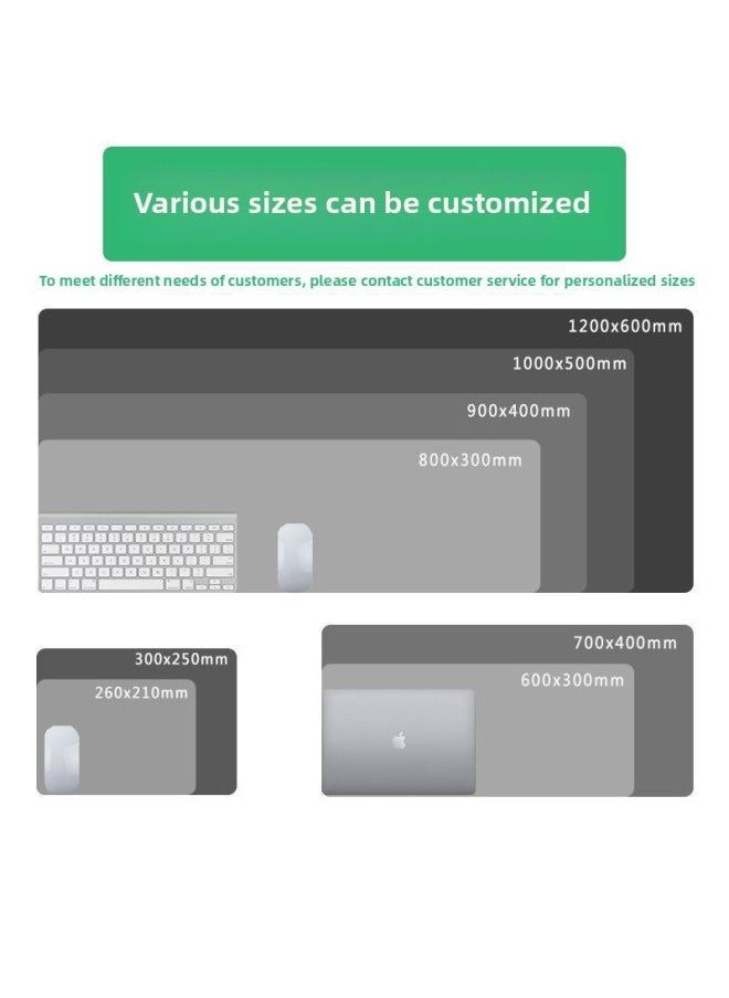 Mouse Pad Oversized Chinese Style Table Pad Home Office Computer Laptop Table Pad Thickened Landscape Mouse Pad-color:900mm*400mm4mm-pattern:Jiangshan Renjia  - Image 5