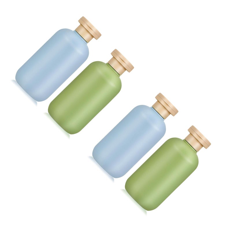 4 pcs Squeeze Bottles Refillable Travel Bottles Lotion Shampoo And 200ml - Image 3