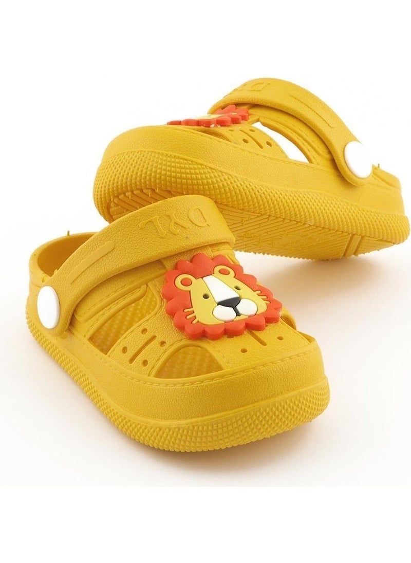 DAYE BK1001 Non-Slip Lion Patterned Kids Sandals Slippers - Image 2