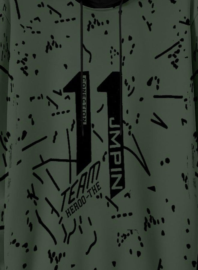 فولكس طقم ملابس أطفال من فولكس، يتضمن سترة بغطاء رأس وبنطال رياضي، مناسب للأولاد والبنات | ملابس شتوية رياضية | سترة بغطاء رأس مع بنطال رياضي | ملابس مريحة مصنوعة من مزيج القطن للأطفال (من 2 إلى 16 سنة) - Image 3