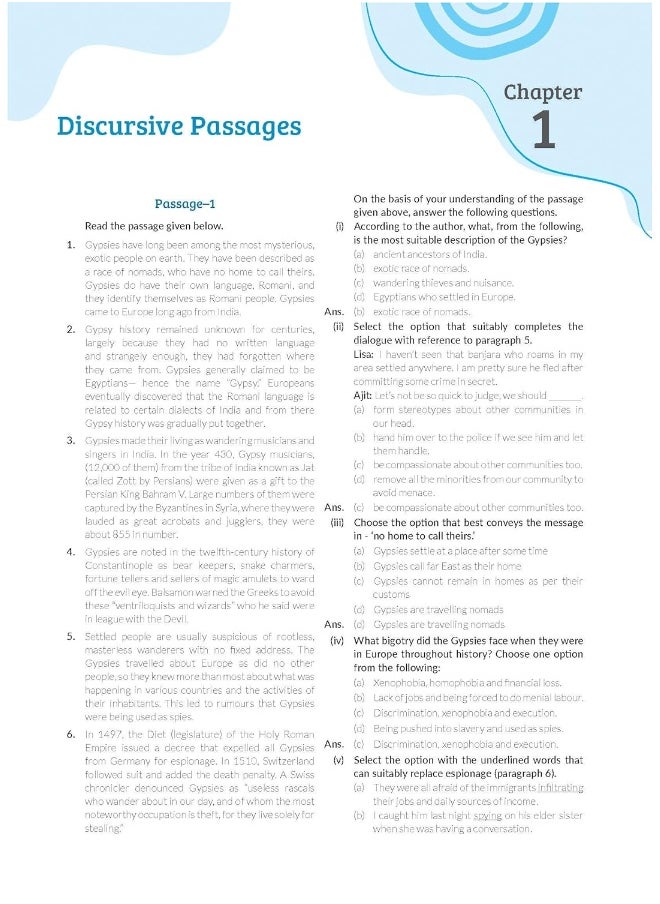 Oswal - Gurukul English (Language & Literature) Most Likely CBSE Question Bank for Class 9 Exam 2024 - Chapterwise & Categorywise, Competency Focused Qs, MCQs, Extract, NCERT Qs, Self Study Guide  - Image 3