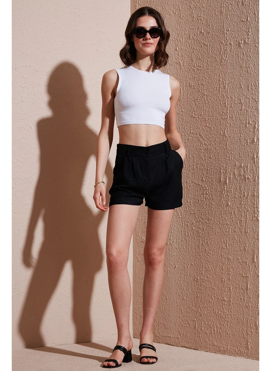 Lela Fleece Regular Fit Pocket Short Shorts Women's Shorts 5866201