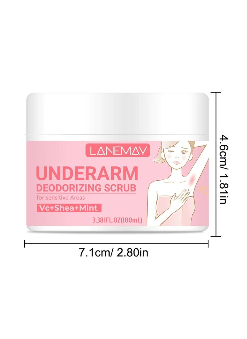 LANEMAY Underarm Cleanser for Women Odor Removal Moisture Lock Deodorizing Hydrating Scented Wash  - Image 4