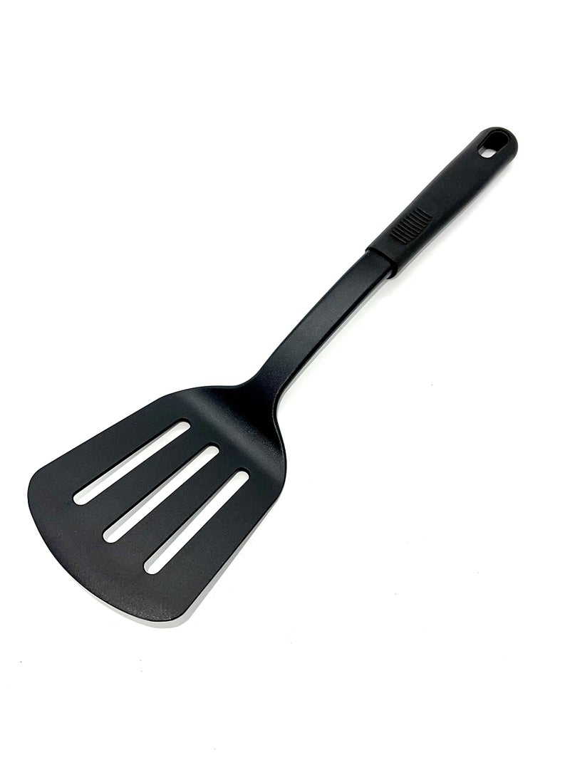 TIJAR Slotted TurnerSpatula Strong Durable Stylish Cooking Turners Nylon with Flexibility Non Stick Storage Hole Nylon