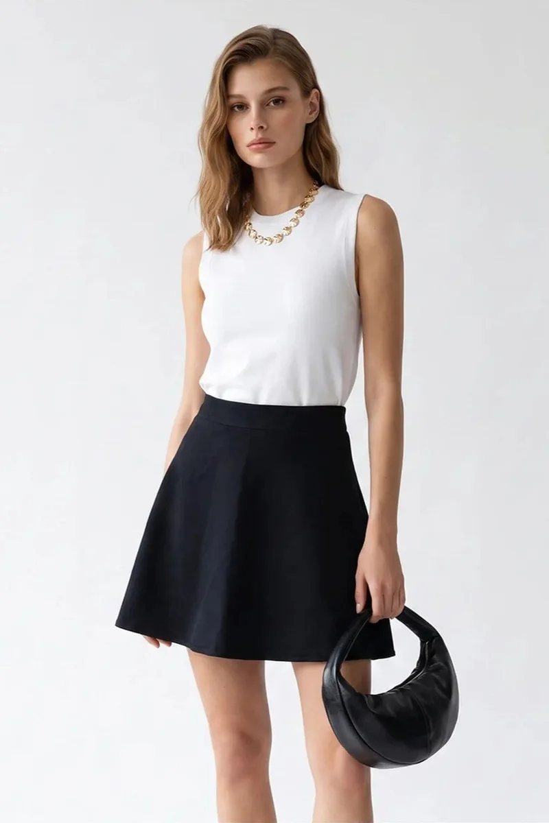 Mixray MIXRAY Cotton Skirt