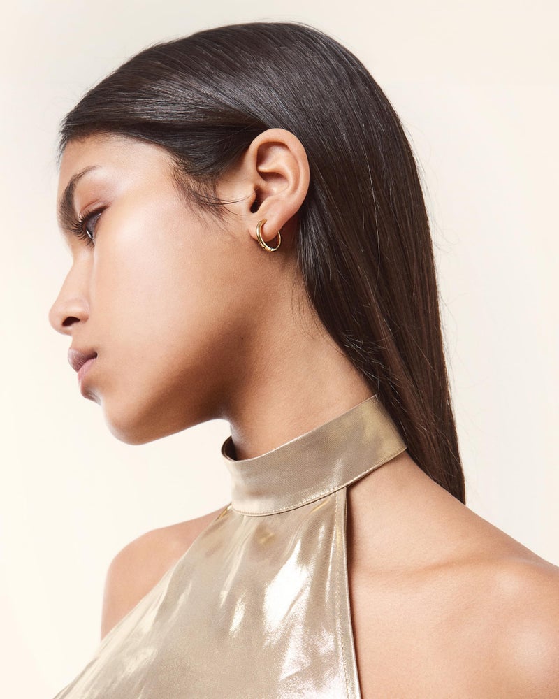 Hey Harper Hoop Earrings For Women Trendy - Lightweight Waterproof & Sweatproof Jewerly - Image 5