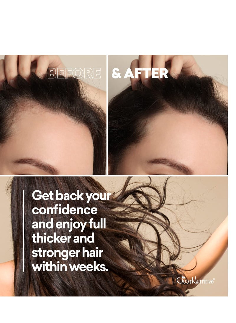 Just Nutritive Grow New Hair Shampoo | Healthy Hair Growth | Natural Shampoo | For Both Men And Women | Hair Care | Hair Growth | Just Nutritive | 16 fl oz  - Image 4