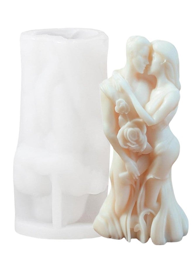 Zbdroxygen Candle Mold Silicone, Styles of Candle Making Silicone molds, Candle Making molds, Suitable for DIY Production and Home Decoration (Hug) - Image 1