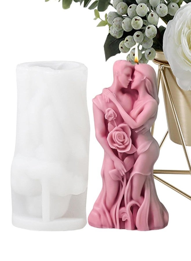 Zbdroxygen Candle Mold Silicone, Styles of Candle Making Silicone molds, Candle Making molds, Suitable for DIY Production and Home Decoration (Hug) - Image 3