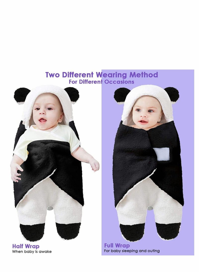 Y&D Bear Organic Newborn Swaddle Wrap-Girl Baby Boy Receiving Blanket Sleeping Wrap Girls Boys Blankets Infant Knit  - Image 5
