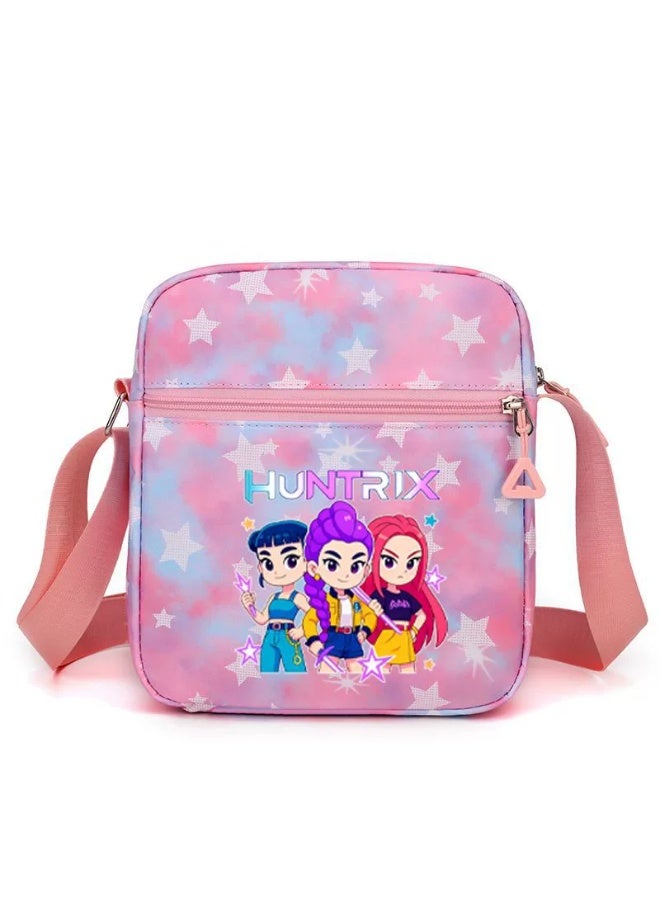 general K-pop Demon Girl Group Print Shoulder Bag for Women Crossbody Bag Schoolbag for Students Campus Bag