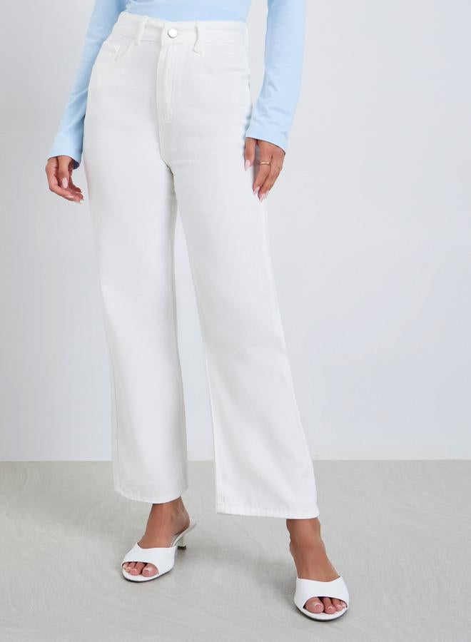 Styli Women Mid Rise Straight Leg Jeans - Image 2