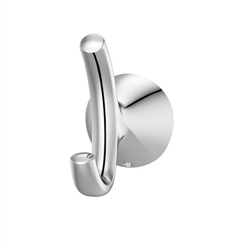 Pfister Willa WallMounted Bathroom Towel Hook with Polished Chrome Finish Concealed Screw Installation for Modern and Traditional Bathroom Decor and Accessories BRHWLL0C - Image 1